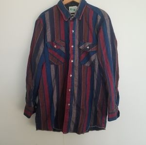 Vintage KEY button up shirt